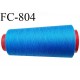 CONE 1000 m fil Polyester n° 120 bleu lumineux longueur 1000 mètres fil européen bobiné en France certifié oeko tex