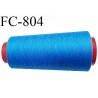 CONE 1000 m fil Polyester n° 120 bleu lumineux longueur 1000 mètres fil européen bobiné en France certifié oeko tex