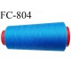 CONE 5000 m fil Polyester n° 120  bleu lumineux longueur 5000 mètres fil européen bobiné en France certifié oeko tex