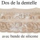 dentelle peau 60 mm lycra élastique avec anti glisse fabriqué en France pour une grande marque souple prix au mètre