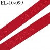 Elastique 10 mm lingerie SG couleur rouge marqué la perla fabriqué France grande marque largeur 10 mm prix au mètre