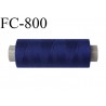 Bobine 500 m fil Polyester n° 120 bleu 500 mètres fil européen bobiné en Europe ou France certifié oeko tex
