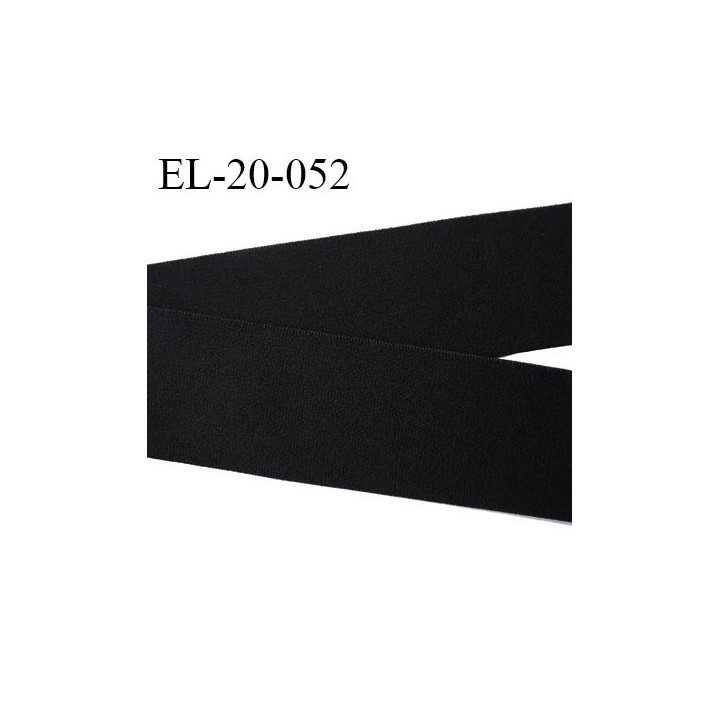 Elastique 20 mm bretelle bande soutien sg et lingerie noir doux Fabriqué en Europe Certifié Oeko tex largeur 20 mm prix au mètre