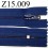 fermeture éclair longueur 13 cm couleur bleu non séparable zip nylon largeur 2.5 cm