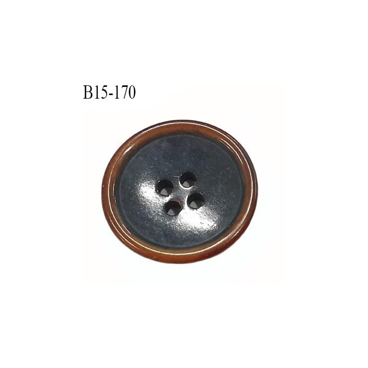 bouton 15 mm  pvc très haut de gamme couleur anthracite et couleur bois en bordure 4 trous diamètre 15 millimètres