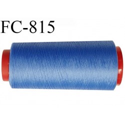 Cone de 1000 m fil mousse polyamide n° 120 couleur orange bleu longueur de 1000 mètres bobiné en France