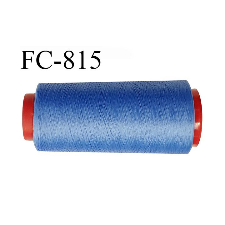Cone de 5000 m fil mousse polyamide n° 120 couleur orange bleu longueur de 5000 mètres bobiné en France