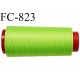 Cone de 5000 m fil mousse polyamide n° 120 couleur vert anis longueur de 5000 mètres bobiné en France