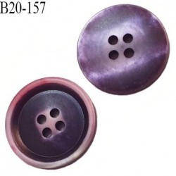 bouton 20 mm pvc très haut de gamme couleur noir violet rouge et trop beau 4 trous diamètre 20 millimètres