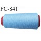 CONE 5000 m fil Polyester n° 120 couleur bleu ciel longueur 5000 mètres fil européen bobiné en France certifié oeko tex
