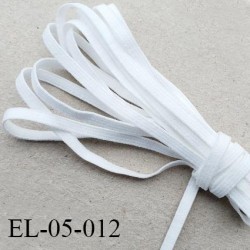 Elastique 5 mm spécial lingerie et autres Eco Tex lavable 60° couleur naturel fabriqué en Europe prix au mètre