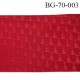 biais galon ruban satin provient d'une très grande marque couleur rouge brillant et motifs superbe largeur 70 mm prix au mètres