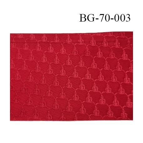 biais galon ruban satin provient d'une très grande marque couleur rouge brillant et motifs superbe largeur 70 mm prix au mètres