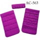 Agrafe attache 43 mm de soutien gorge 4 rangées 3 crochets largeur 43 mm hauteur 70 mm couleur cyclamen fabriqué en France