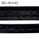 Bande Agrafe de 43 mm de hauteur et 2 rangés pour soutien gorge couleur noir fabriqué en France prix au mètre