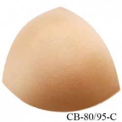 Coque triangle taille bonnet 80/95 couleur chair haut de gamme prix à la pièce