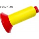 Destockage Cone 2500 m fil mousse polyamide n°120 couleur jaune vif longueur 2500 mètres bobiné en France