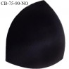 Coque triangle taille bonnet 75/90 couleur noir haut de gamme prix à la pièce