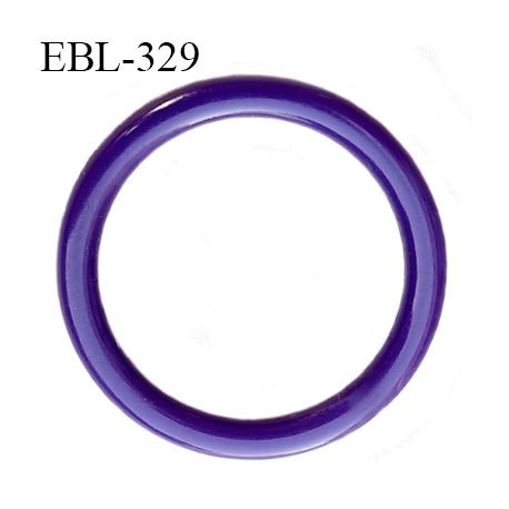 anneau de réglage 16 mm en pvc couleur violet diamètre intérieur 16 mm diamètre extérieur 20 mm épaisseur 2 mm