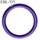 anneau de réglage 14 mm en pvc couleur violet diamètre intérieur 14 mm diamètre extérieur 17.5 mm épaisseur 2 mm