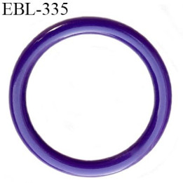 anneau de réglage 14 mm en pvc couleur violet  diamètre intérieur 14 mm  diamètre extérieur 17.5 mm épaisseur 2 mm