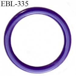 anneau de réglage 14 mm en pvc couleur violet diamètre intérieur 14 mm diamètre extérieur 17.5 mm épaisseur 2 mm