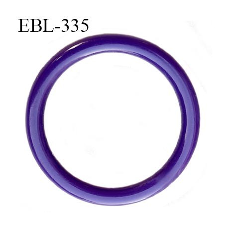 anneau de réglage 14 mm en pvc couleur violet diamètre intérieur 14 mm diamètre extérieur 17.5 mm épaisseur 2 mm