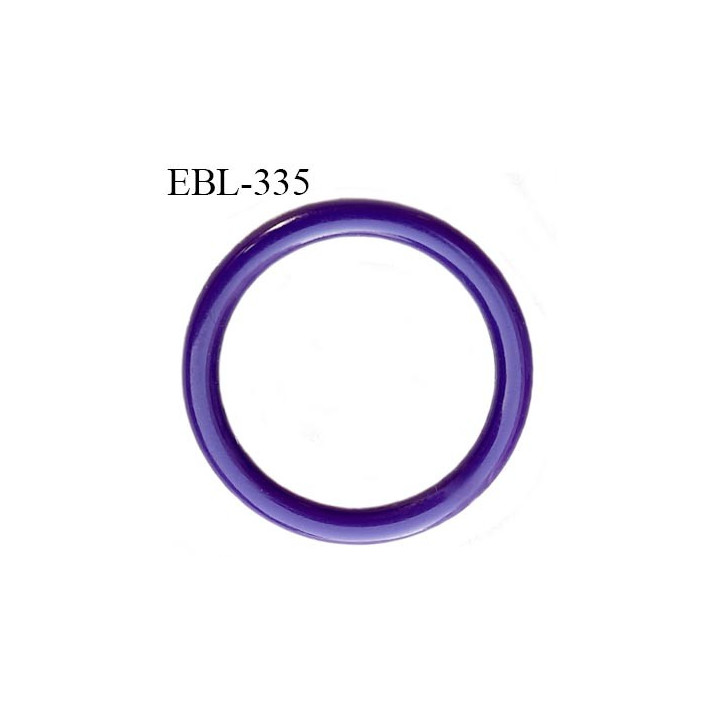 anneau de réglage 14 mm en pvc couleur violet  diamètre intérieur 14 mm  diamètre extérieur 17.5 mm épaisseur 2 mm