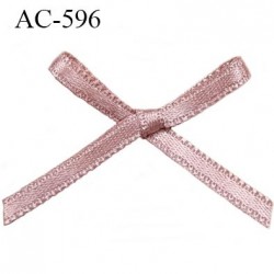 Noeud 27 mm lingerie couleur rosé chair haut de gamme largeur 27 mm hauteur 22 mm haut de gamme