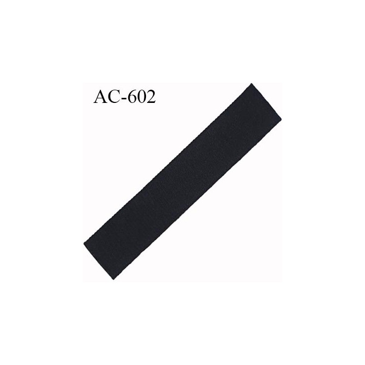 Devant attache bretelle haut de gamme une grande marque Française noir légèrement brillant longueur 12.7 cm hauteur 25 mm