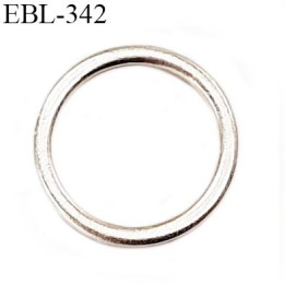 Anneau 12 mm en argent vernis  brillant  pour soutien gorge diamètre intérieur 12 mm prix à l'unité haut de gamme