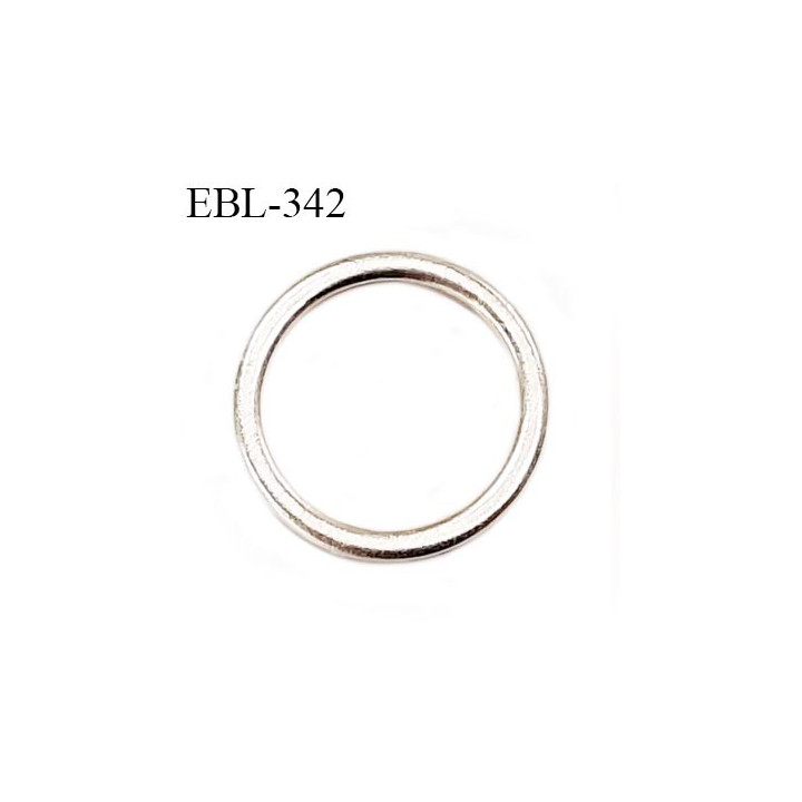 Anneau 12 mm en argent vernis  brillant  pour soutien gorge diamètre intérieur 12 mm prix à l'unité haut de gamme
