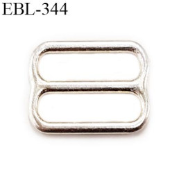 boucle de réglage 8 mm  réglette en argent vernis pour soutien gorge largeur intérieur 8 mm  haut de gamme