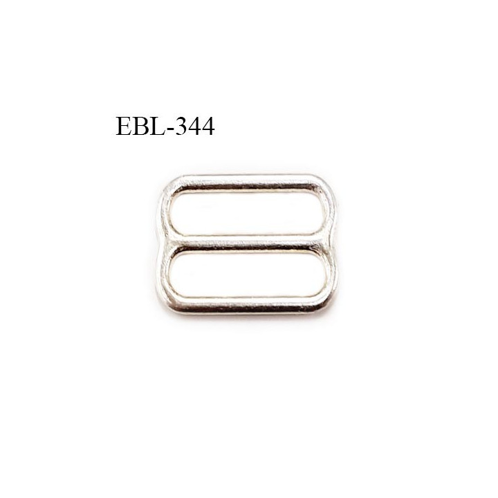 boucle de réglage 8 mm  réglette en argent vernis pour soutien gorge largeur intérieur 8 mm  haut de gamme