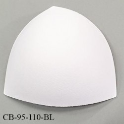 Coque triangle taille bonnet 95/110 couleur blanc haut de gamme prix à la pièce