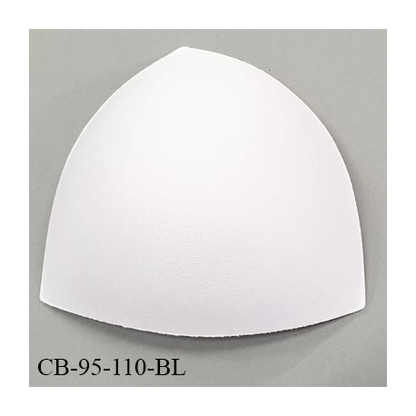 Coque triangle taille bonnet 95/110 couleur blanc haut de gamme prix à la pièce