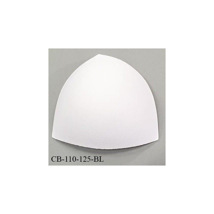 Coque triangle taille bonnet 110/125 couleur blanc haut de gamme prix à la pièce