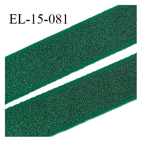Vert émeraude bouillonnée élastique 20 Mètres Reel