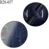 Bouton 28 mm haut de gamme nacré gris et bleu nuit diamètre 28 mm