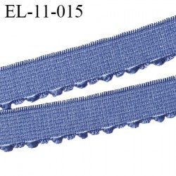 élastique 9 mm picot lingerie couleur aigue marine largeur 9 mm prix au mètre