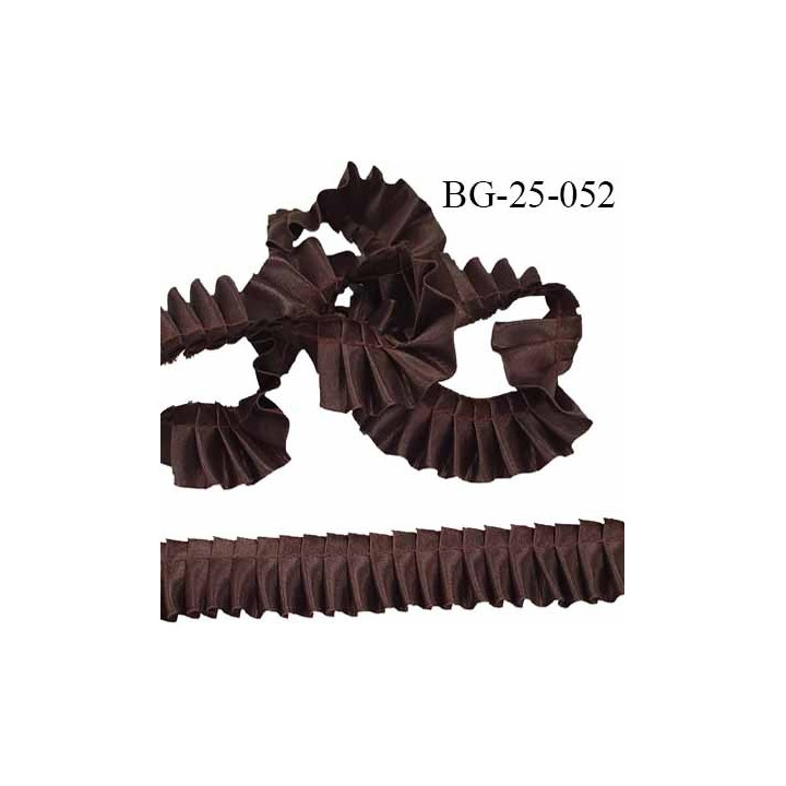 biais galon ruban froufrou largeur 26 mm couleur bleu canard satiné largeur de bande 8 mm + fronce 18 mm prix au mètre