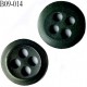 bouton 9 mm pvc très haut de gamme bouton de grande marque couleur vert bouteille 4 trous diamètre 9 millimètres