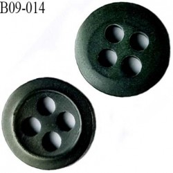 bouton 9 mm pvc très haut de gamme bouton de grande marque couleur vert militaire 4 trous diamètre 9 millimètres