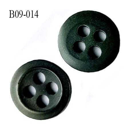 bouton 9 mm pvc très haut de gamme bouton de grande marque couleur vert bouteille 4 trous diamètre 9 millimètres