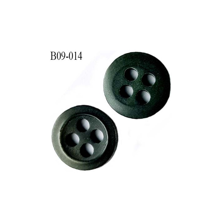 bouton 9 mm  pvc très haut de gamme bouton de grande marque couleur vert bouteille 4 trous diamètre 9 millimètres