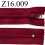 fermeture éclair longueur 16 cm couleur rouge bordeau non séparable zip nylon largeur 2.5 cm