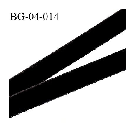 Galon ruban velours 4 mm lacette couleur noir souple et doux largeur 4 mm prix au mètre