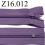 fermeture éclair longueur 16 cm couleur violet clair non séparable zip nylon largeur 2.5 cm