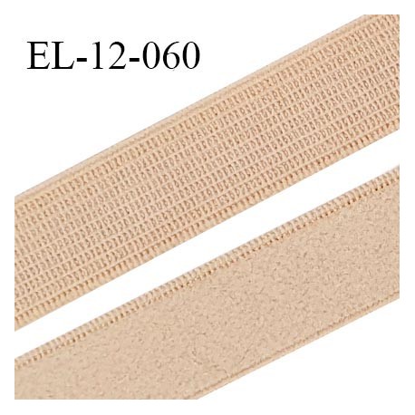 Elastique lingerie 12 mm haut de gamme couleur chair fabriqué en France largeur 12 mm prix au mètre