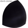 Coque triangle taille bonnet 95/110 couleur noir haut de gamme prix à la pièce